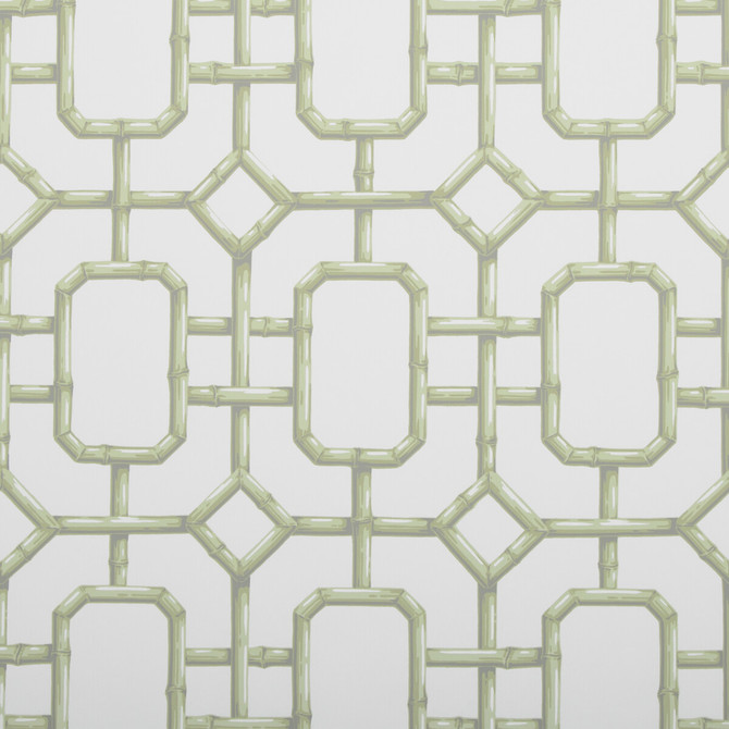 Kravet Couture Wallcovering Bambu Fret Celery Wallcovering PAPER - 100% United States </p><p>Repeat: H: 27, V: 36 27 - My Fabric Connection -