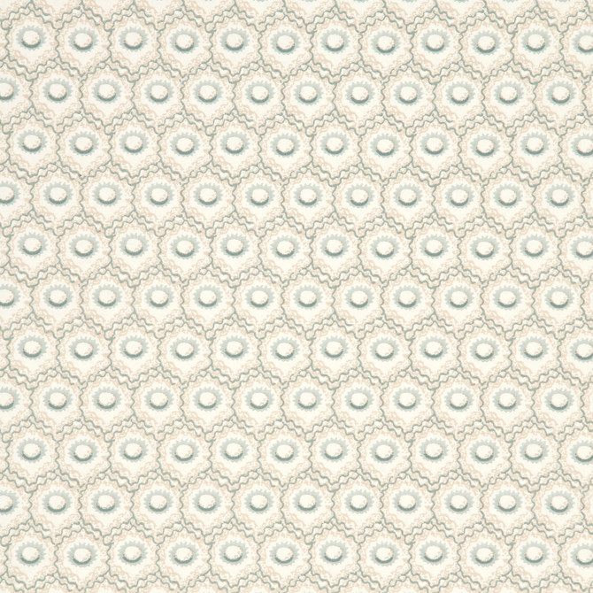 Baker Lifestyle Wallcovering Hawkbury Aqua/Taupe