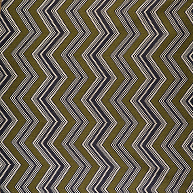 Gaston Y Daniela Fabric Zig Zag Verde/Navy