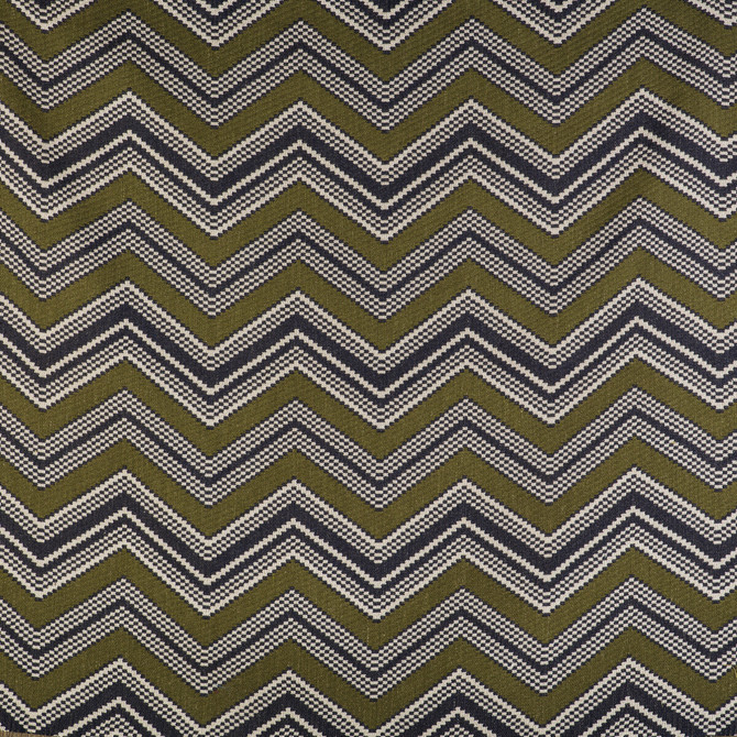 Gaston Y Daniela Fabric Zig Zag Verde/Navy GASTON LIBRERIA ACRYLIC - 79%;COTTON - 12%;LINEN - 9% Turkey HEAVY Horizontal: 13.39 and Vertical: 12.02 53 - My Fabric Connection -
