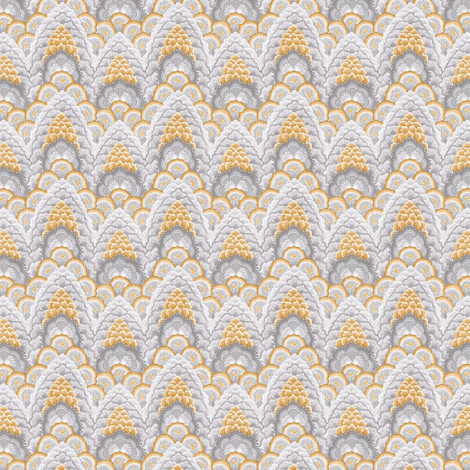 Gaston Y Daniela Fabric Ganges Ocre GASTON LIBRERIA LINEN - 91%;POLYAMIDE - 9% Italy HEAVY Horizontal: 12.8 and Vertical: 9.45 52 - My Fabric Connection -