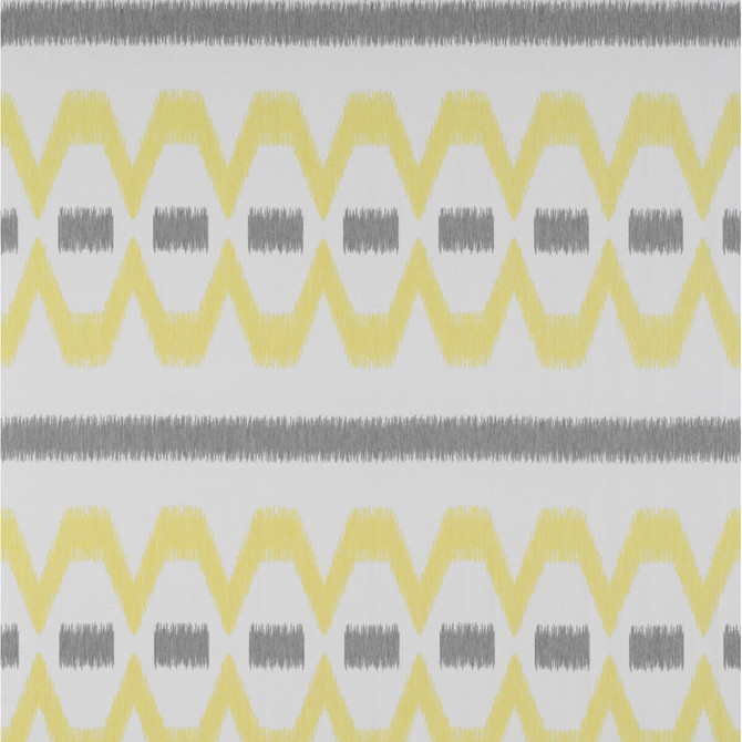 Gaston Y Daniela Fabric Lampedusa Gris/Amarillo TIERRAS LINEN - 90%;VISCOSE - 10% Turkey Horizontal: 6.88 and Vertical: 29.72 118 - My Fabric Connection -