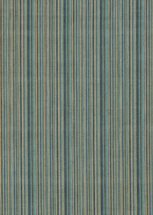 Mulberry Fabric Blantyre Vintage Chenille Teal/Aqua/Indigo