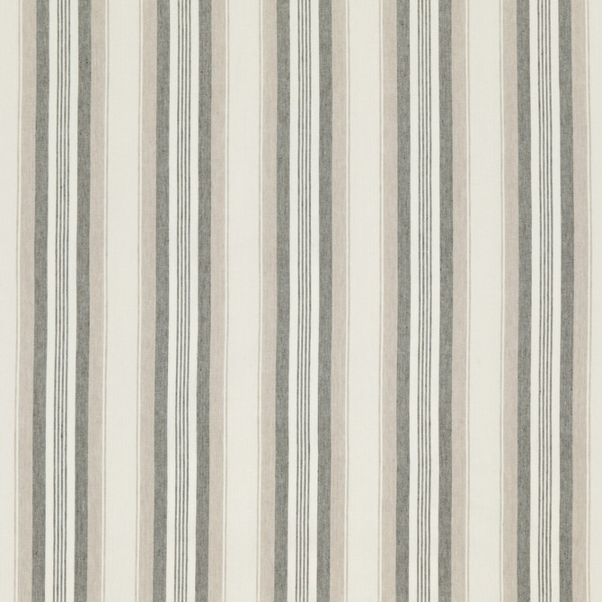 Threads Fabric Lovisa Taupe GREAT STRIPES LINEN - 65%;COTTON - 35% India HEAVY Horizontal: 7.683 and Vertical: 53.978 - My Fabric Connection -