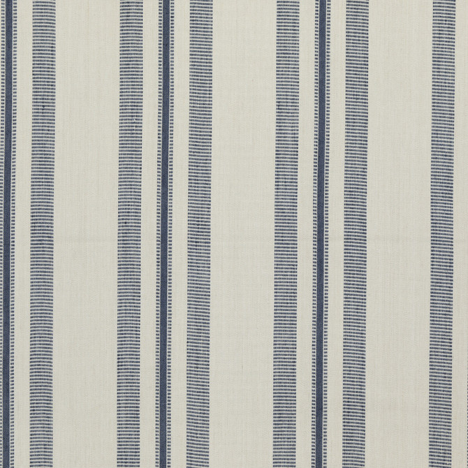 Threads Fabric Stanton Indigo GREAT STRIPES COTTON - 75%;JUTE - 25% India Horizontal: 13.396 and Vertical: 53.584 - My Fabric Connection -