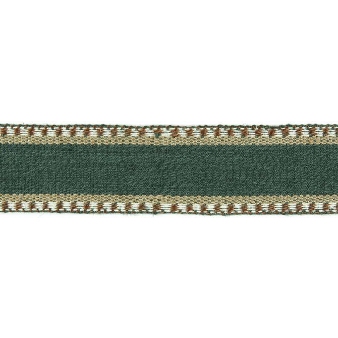 Mulberry Trim Irvine Green MODERN COUNTRY JUTE - 60%;COTTON - 40% India Horizontal: 1.70208 and Vertical: 0 1.70208 - My Fabric Connection -