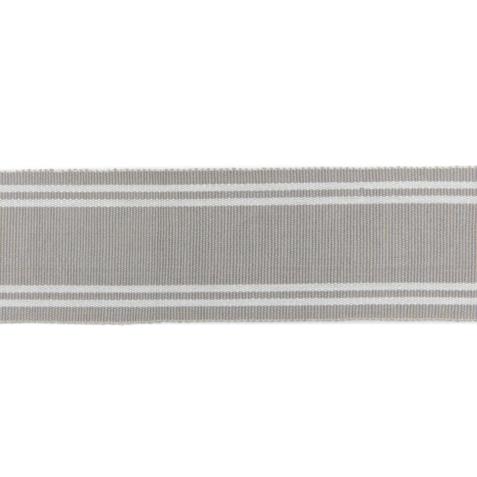 Threads Trim Renwick Braid Soft Grey GREAT STRIPES COTTON - 100% India Horizontal: and Vertical: 1.97 - My Fabric Connection -