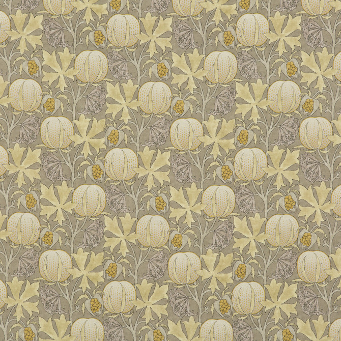 G P & J Baker Fabric Pumpkins Grey/Ochre Fabric VISCOSE - 85%;LINEN - 15% United Kingdom HEAVY </p><p>Repeat: H: 14.184, V: 13.396 53.978 - My Fabric Connection -