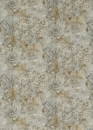 G P & J Baker Fabric Persian Garden Linen Natural