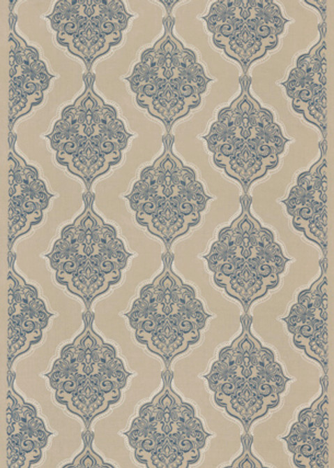 G P & J Baker Fabric Montacute Indigo