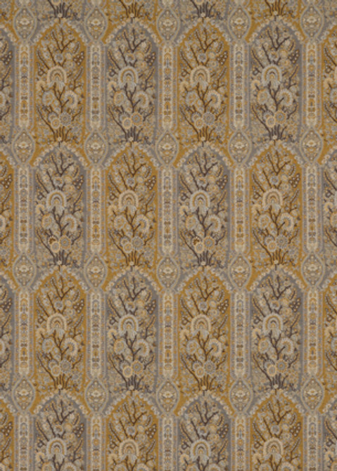 G P & J Baker Fabric Winton Grey/Mustard COSMOPOLITAN VISCOSE - 89%;POLYESTER - 11% Turkey - Horizontal: 13.396 and Vertical: 22.852 53.584 - My Fabric Connection -