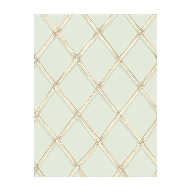 Cole & Son Wallcovering Bagatelle Duck Egg - PAPER - 100% United Kingdom - Horizontal: - and Vertical: 27.5 21 - My Fabric Connection -