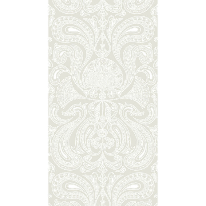 Cole & Son Wallcovering Malabar White/Linen CONTEMPORARY RESTYLED PAPER - 100% United Kingdom - Horizontal: 21 and Vertical: 30 21 - My Fabric Connection -