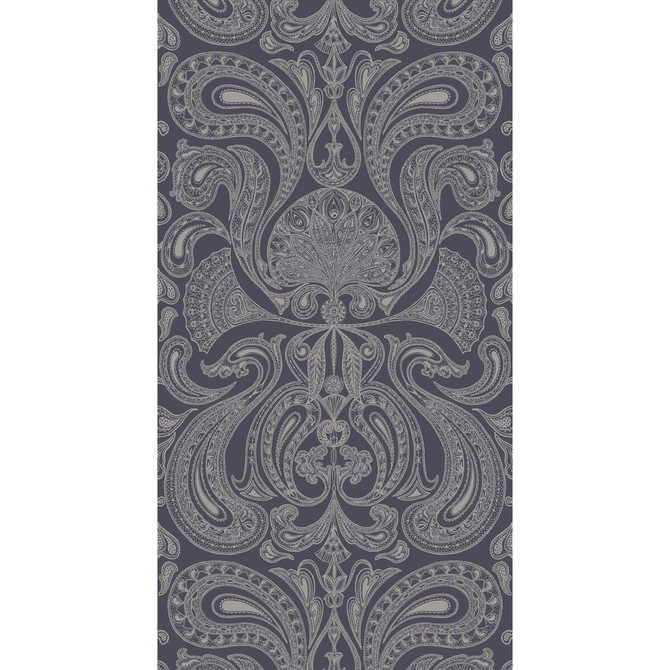 Cole & Son Wallcovering Malabar Gilver/Charl CONTEMPORARY RESTYLED PAPER - 100% United Kingdom Horizontal: 21 and Vertical: 30 21 - My Fabric Connection -