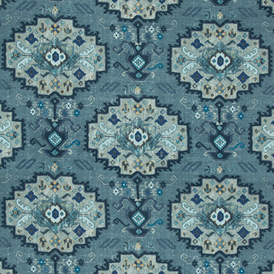 Lee Jofa Fabric Turkana Marine/Sky