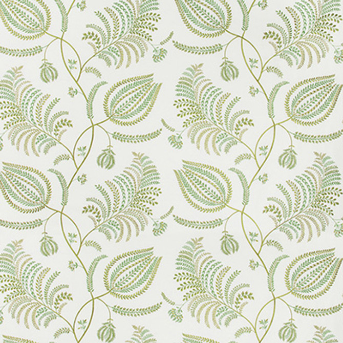 Lee Jofa Fabric Palmero Emb Ivory/Leaf