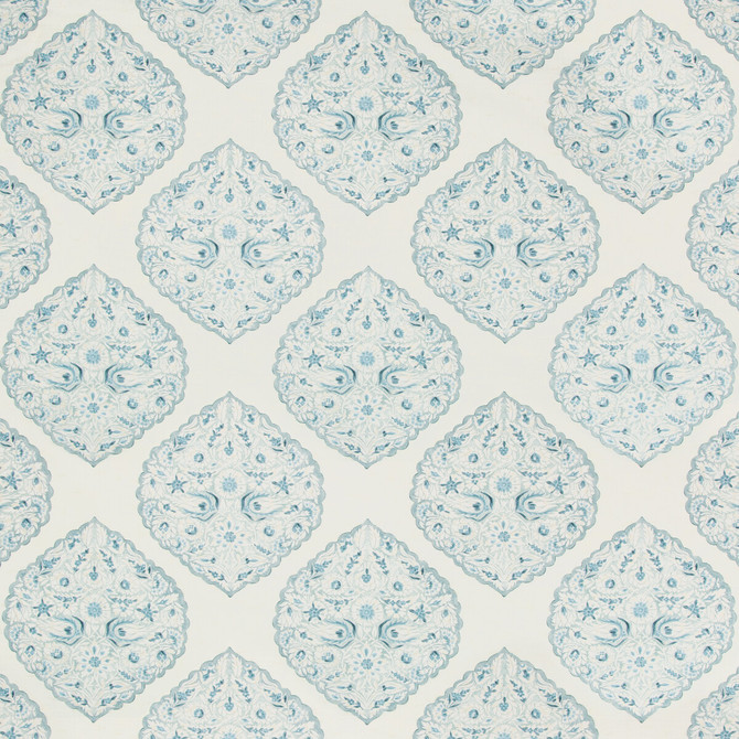 Lee Jofa Fabric Lido Print Sky Fabric LINEN - 60%;COTTON - 30%;NYLON - 10% United Kingdom MEDIUM </p><p>Repeat: H: 18.01368, V: 18.01368 54.04104 - My Fabric Connection -