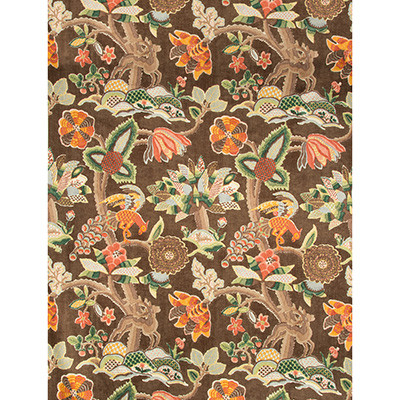 Lee Jofa Fabric Leyland Print Tobacco