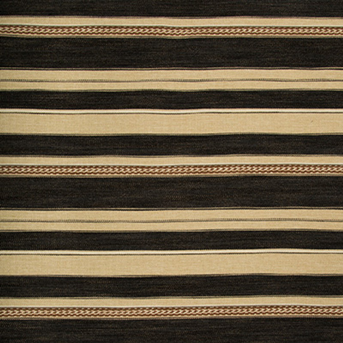 Lee Jofa Fabric Entoto Stripe Ebony/Cocoa