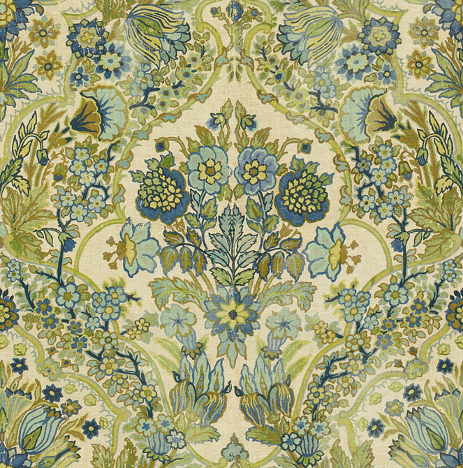 Lee Jofa Fabric Tetbury Blue/Green
