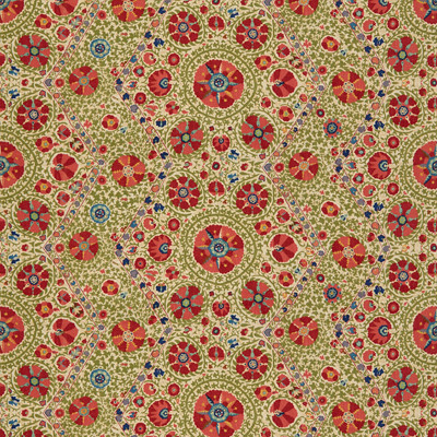 Lee Jofa Fabric Turkistan Red/Green