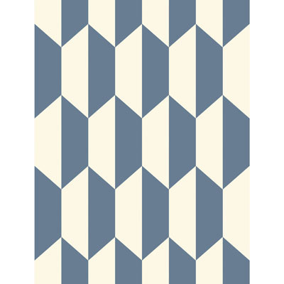 Cole & Son Wallcovering Tile Blue And White