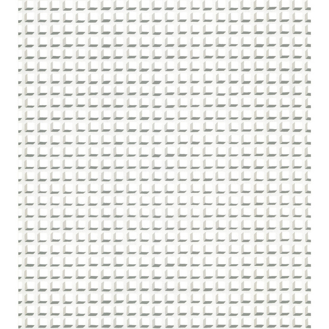 Cole & Son Wallcovering Mosaic White And White COLE & SON GEOMETRIC II PAPER - 100% United Kingdom - Horizontal: - and Vertical: 1 20.5 - My Fabric Connection -