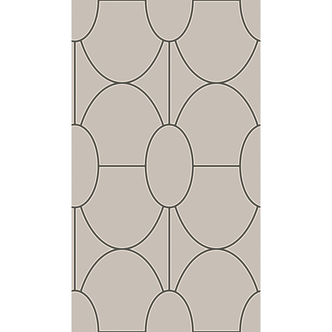 Cole & Son Wallcovering Riviera Linen COLE & SON GEOMETRIC II PAPER - 100% United Kingdom Horizontal: and Vertical: 18 20.5 - My Fabric Connection -