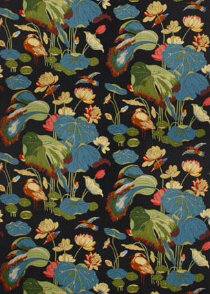 Lee Jofa Fabric Nympheus Print Teal
