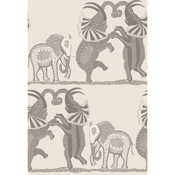 Cole & Son Wallcovering Safari Dance Pale Stone & Grey Wallcovering PAPER - 100% United Kingdom </p><p>Repeat: H: , V: 30 20.5 - My Fabric Connection -
