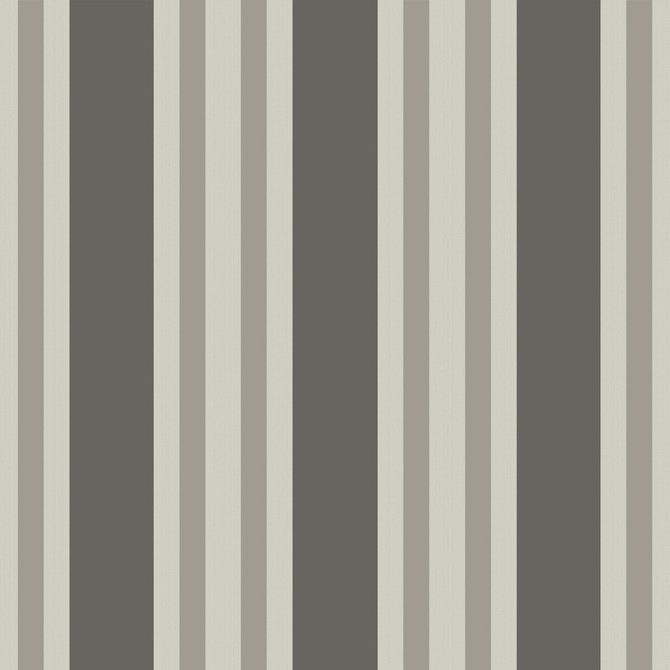 Cole & Son Wallcovering Polo Stripe Black/White COLE & SON MARQUEE STRIPES PAPER - 100% United Kingdom Horizontal: 20.5 and Vertical: 0 20.5 - My Fabric Connection -