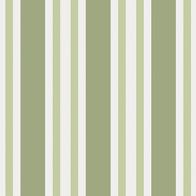 Cole & Son Wallcovering Polo Stripe Leaf Green