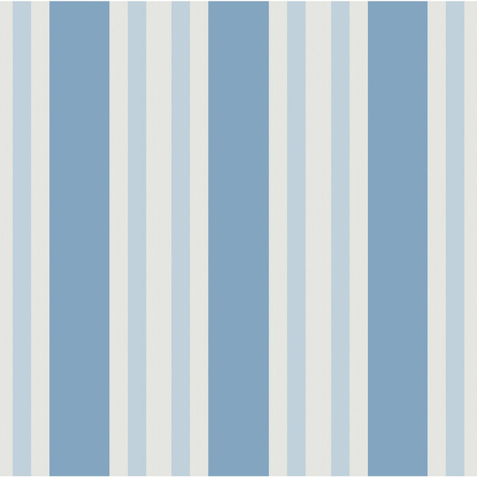 Cole & Son Wallcovering Polo Stripe Blue Wallcovering PAPER - 100% United Kingdom </p><p>Repeat: H: 20.5, V: 0 20.5 - My Fabric Connection -