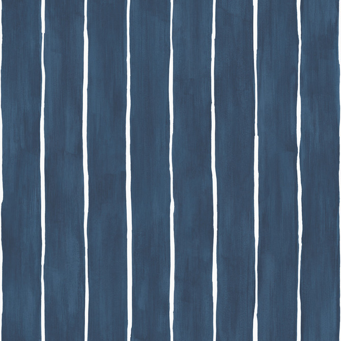 Cole & Son Wallcovering Marquee Stripe Ink COLE & SON MARQUEE STRIPES PAPER - 100% United Kingdom - Horizontal: 20.5 and Vertical: 0 20.5 - My Fabric Connection -
