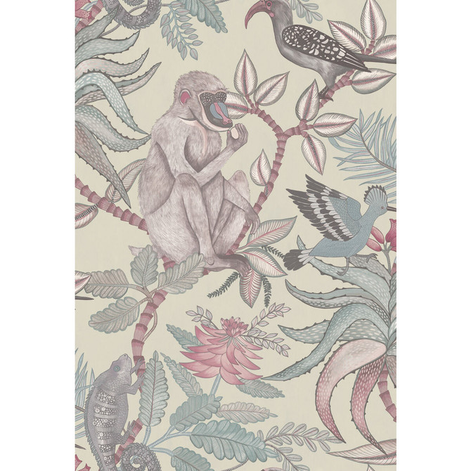 Cole & Son Wallcovering Savuti Stone Neutral COLE & SON ARDMORE PAPER - 100% United Kingdom Horizontal: 20.5 and Vertical: 30 20.5 - My Fabric Connection -