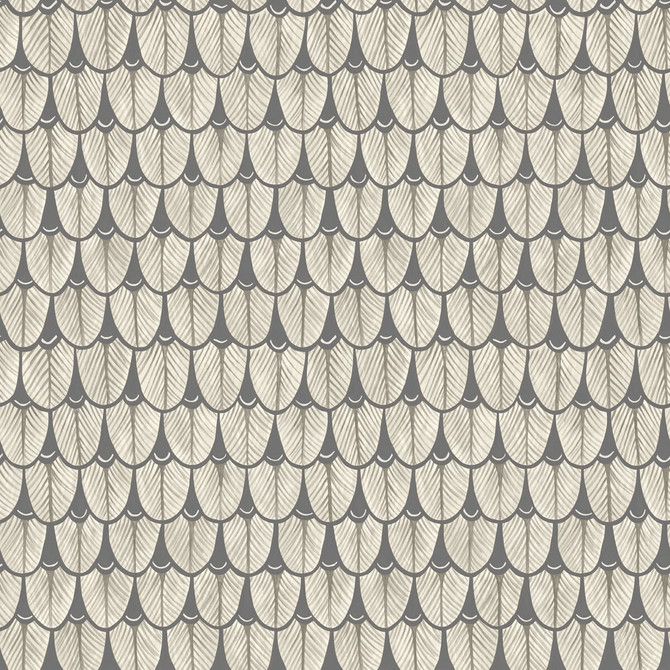 Cole & Son Wallcovering Narina Black & White COLE & SON ARDMORE PAPER - 100% United Kingdom Horizontal: and Vertical: 20.5 20.5 - My Fabric Connection -