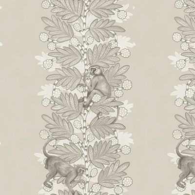 Cole & Son Wallcovering Acacia Stone & White Berries