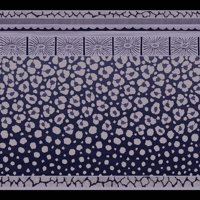 Cole & Son Wallcovering Zulu Border Black & White COLE & SON ARDMORE PAPER - 100% United Kingdom - Horizontal: - and Vertical: 30 27 - My Fabric Connection -