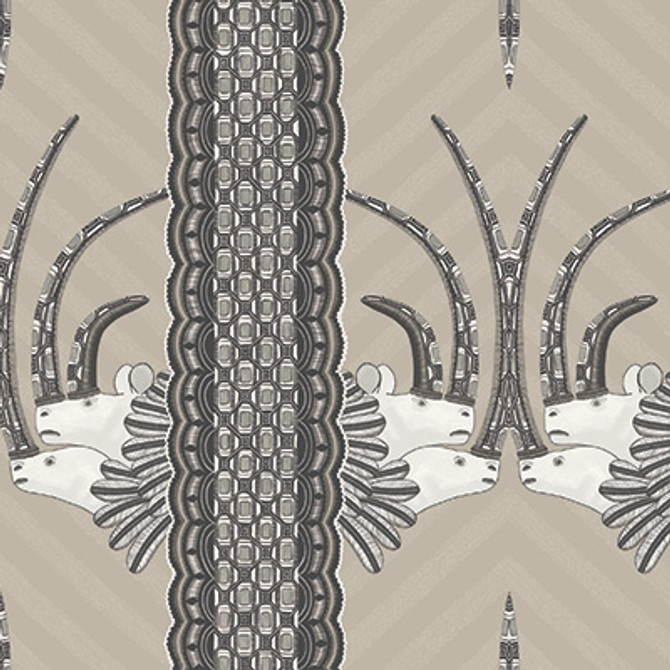 Cole & Son Wallcovering Jabu Linen & Black