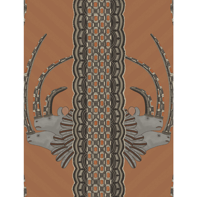 Cole & Son Wallcovering Jabu Tan COLE & SON ARDMORE PAPER - 100% United Kingdom - Horizontal: - and Vertical: 27 20.5 - My Fabric Connection -