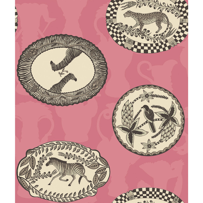 Cole & Son Wallcovering Matrinah Pink COLE & SON ARDMORE PAPER - 100% United Kingdom Horizontal: and Vertical: 24 20.5 - My Fabric Connection -