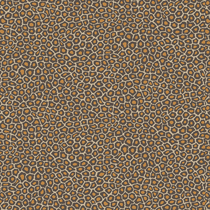 Cole & Son Wallcovering Senzo Spot Brown & Gold