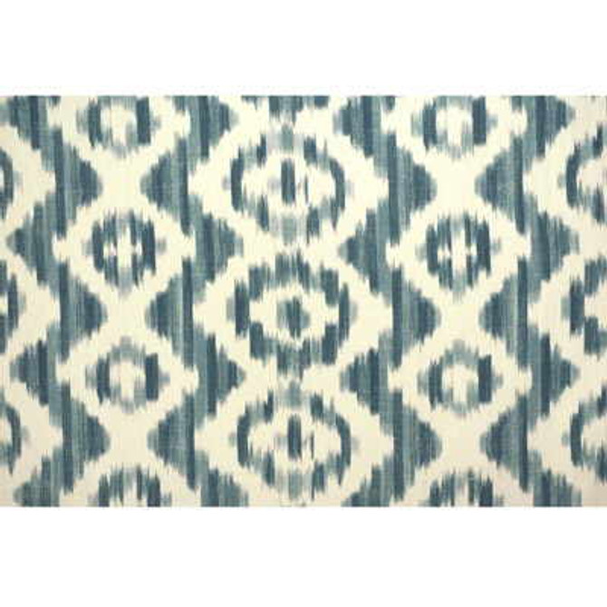 Lee Jofa Fabric Ikat De Lin Blue Fabric LINEN - 100% Thailand LIGHT </p><p>Repeat: H: 26, V: 20.5 52 - My Fabric Connection -