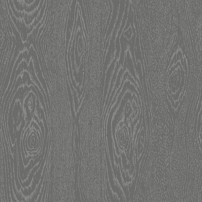 Cole & Son Wallcovering Wood Grain Black And Silver COLE & SON CURIO PAPER - 100% United Kingdom Horizontal: and Vertical: 21 21 - My Fabric Connection -