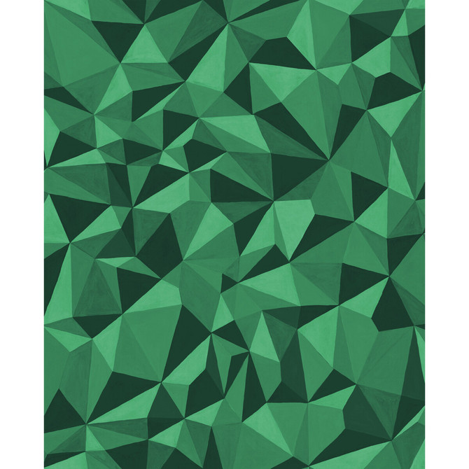 Cole & Son Wallcovering Quartz Emerald COLE & SON CURIO PAPER - 100% United Kingdom Horizontal: and Vertical: 25.2 20.5 - My Fabric Connection -
