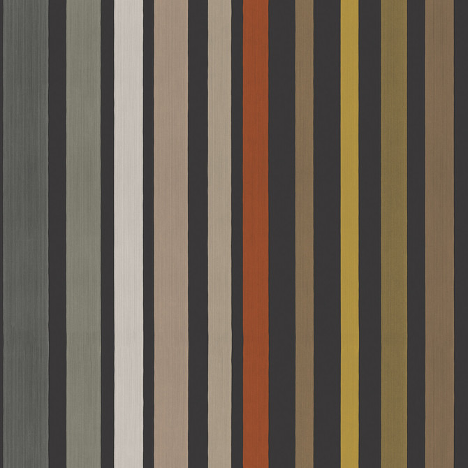 Cole & Son Wallcovering Carousel Stripe Charcoal COLE & SON MARIINSKY DAMASK PAPER - 100% United Kingdom Horizontal: and Vertical: 0 20.5 - My Fabric Connection -