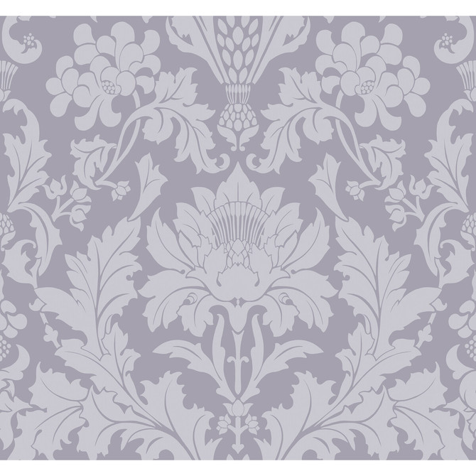 Cole & Son Wallcovering Fonteyn Mink COLE & SON MARIINSKY DAMASK PAPER - 100% United Kingdom Horizontal: and Vertical: 25.25 27 - My Fabric Connection -