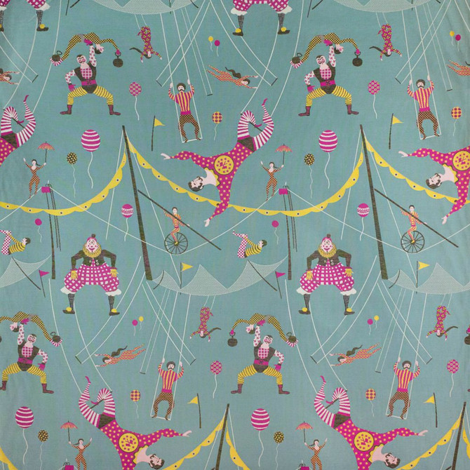 RM CoCo Fabric Circus Friends Teal