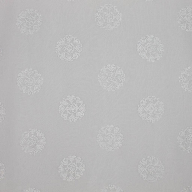 RM CoCo Fabric Mumbai Snow Window Dressing 100% Polyester Embroidery 100% Cotton Base See Sample 0 Horizontal: 16 and Vertical: 11.5 52 - My Fabric Connection -