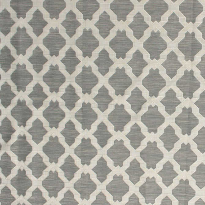 RM CoCo Fabric Caravan Trellis Grey Finishing Touches Vol 11 67% Polyester 33% Cotton See Sample 50000 Horizontal: 4.5 and Vertical: 5 55 - My Fabric Connection -